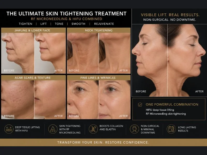 Results of combined treatment for the ultimate skin tightening treatment York