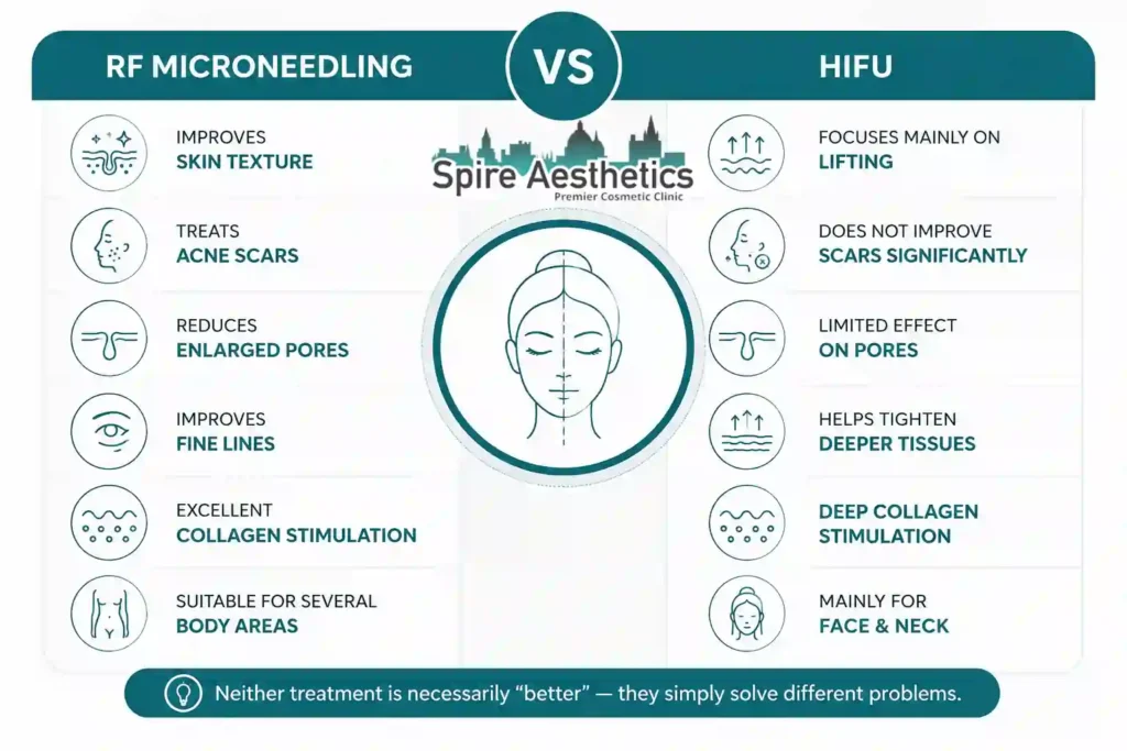 RF Microneedling vs HIFU: Which Treatment Gives Better Results York?